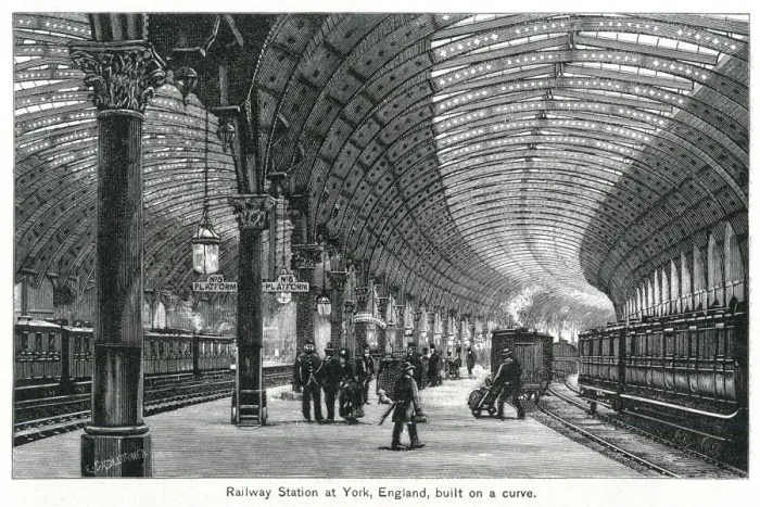 Framed Print : Platforms at York railway station, Yorkshire, England Framed Print : Platforms at York railway station, Yorkshire, England