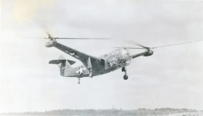 Framed Print : Platt-LePage XR-1A, 42-6581