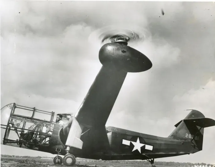 Framed Print : Platt-LePage XR-1A, 42-6581