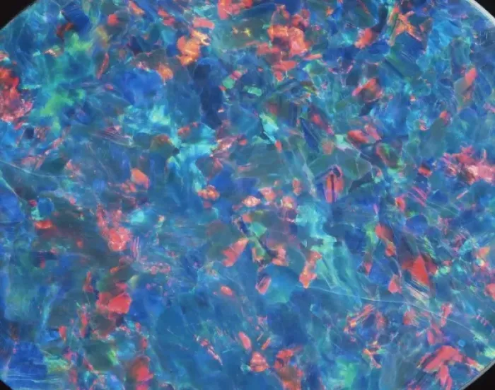 Framed Print : Opal. Play of colour in opal (opalescence) Framed Print : Opal. Play of colour in opal (opalescence)