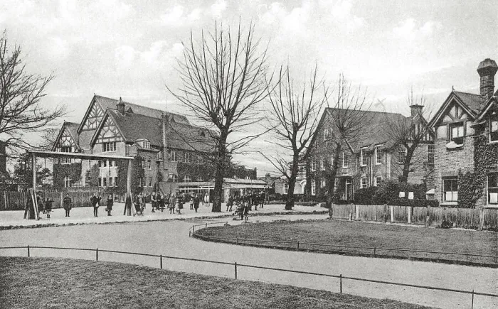 Framed Print : Playground at Barnardo's Girls Home, Barkingside Framed Print : Playground at Barnardo's Girls Home, Barkingside