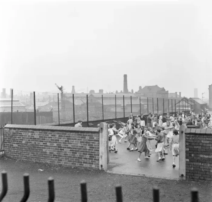 Framed Print : Playground / Stoke School Framed Print : Playground / Stoke School