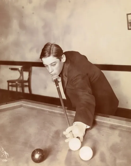 Framed Print : Playing billiards Framed Print : Playing billiards