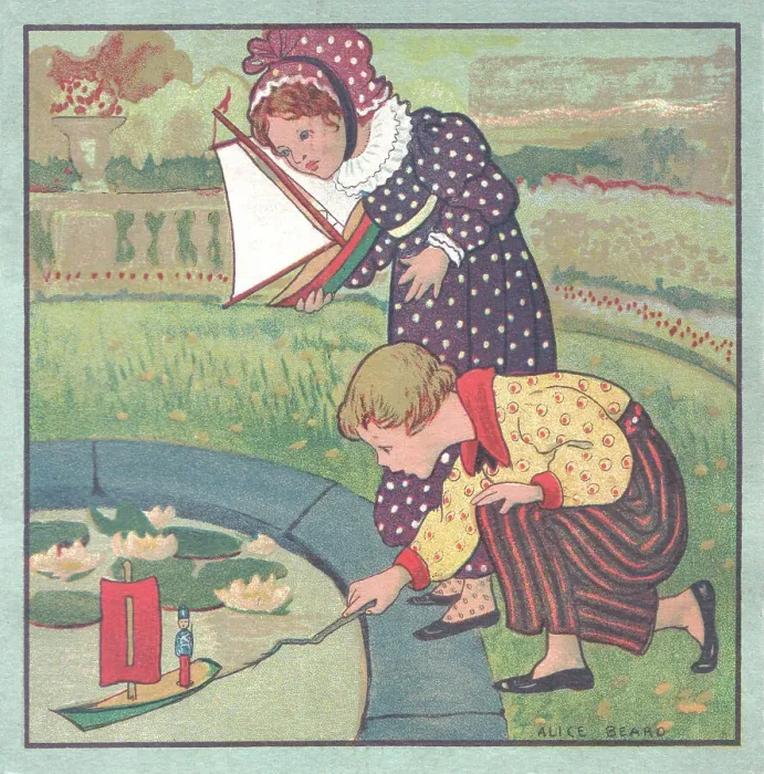 Framed Print : Playing with Boats Framed Print : Playing with Boats