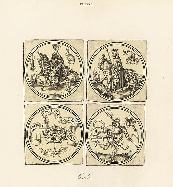 Playing cards from the 15th century