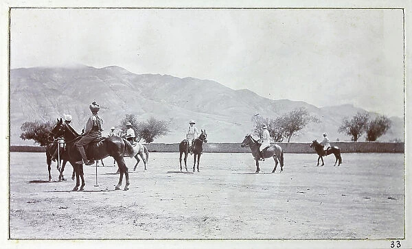 Playing polo at Gyantse, from a fascinating album which reveals new details on a little-known campaign in which a British military force brushed aside Tibetan defences to capture Lhasa, in 1904