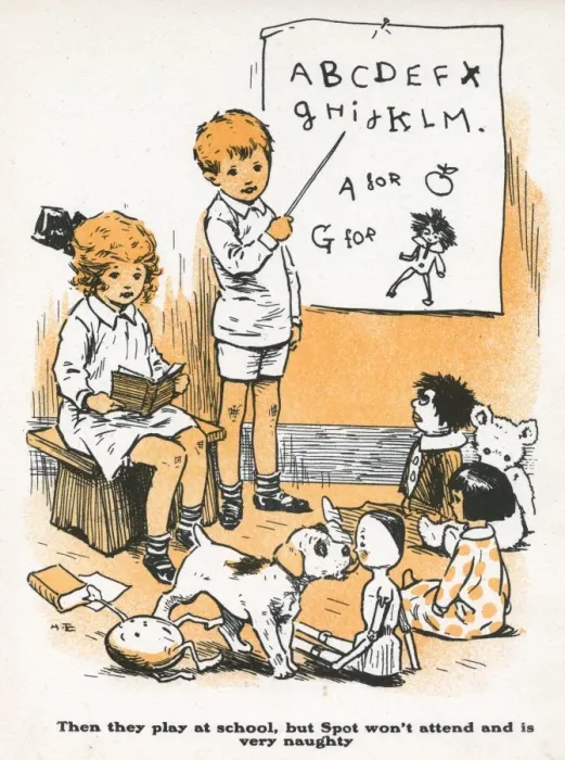 Framed Print : Playing school Framed Print : Playing school