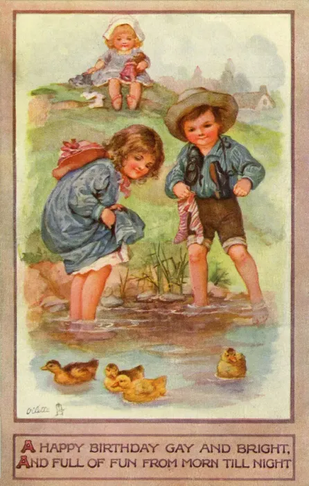 Framed Print : Playing by a stream Framed Print : Playing by a stream