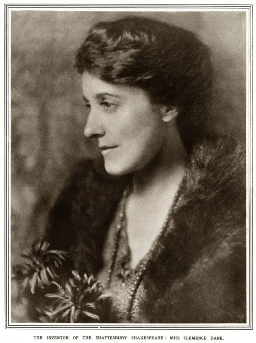Framed Print : Playwright Clemence Dane 1921 Framed Print : Playwright Clemence Dane 1921