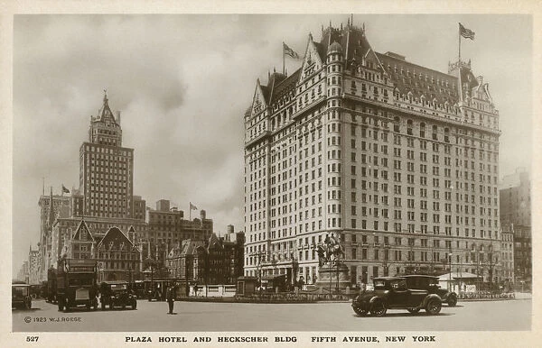 Plaza Hotel and Heckscher Building - Fifth Avenue, New York