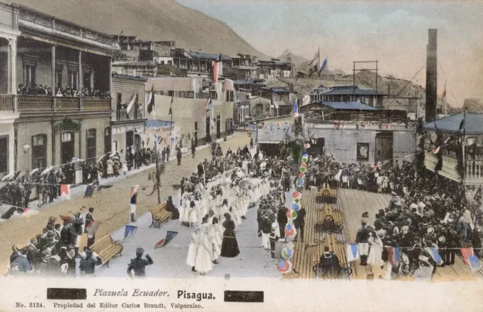 Framed Print : Plazuela Ecuador at Pisagua, Chile Framed Print : Plazuela Ecuador at Pisagua, Chile