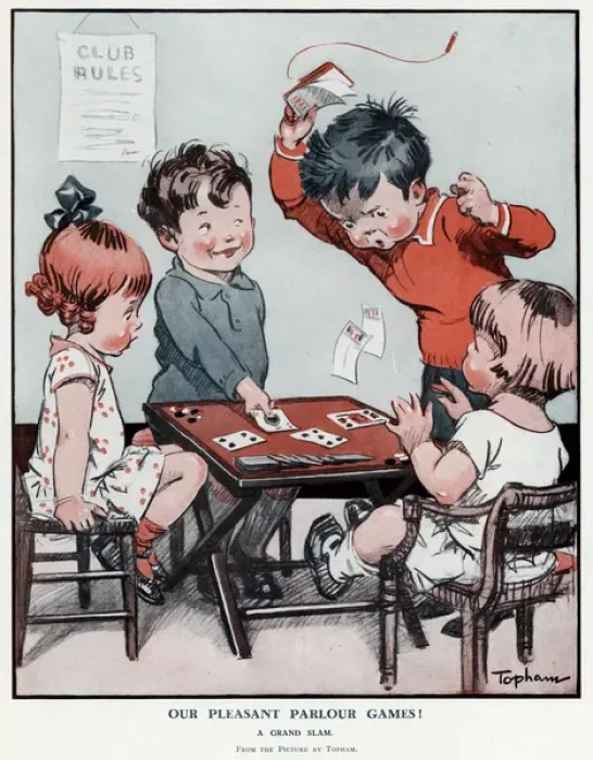Framed Print : Our pleasant parlour games! 1928 Framed Print : Our pleasant parlour games! 1928
