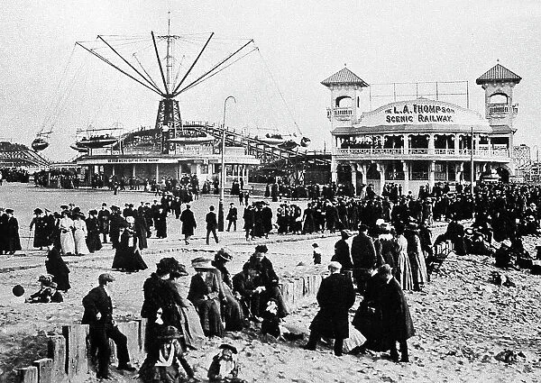 Pleasure Beach, Blackpool early 1900's