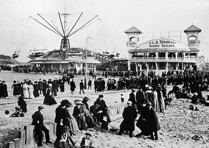 Framed Print : Pleasure Beach, Blackpool early 1900's Framed Print : Pleasure Beach, Blackpool early 1900's