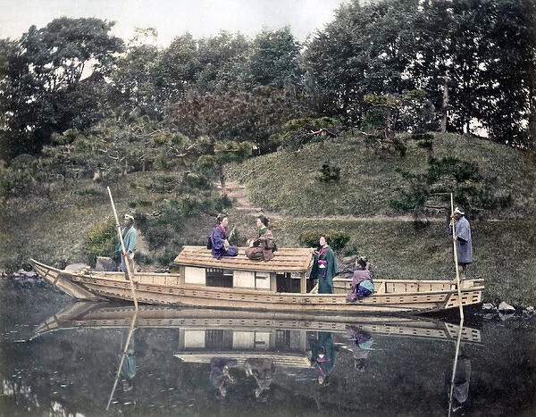 Pleasure boat, Japan, circa 1880s
