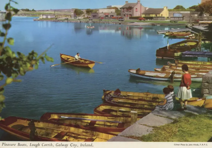 Framed Print : Pleasure Boats, Lough Corrib, Galway City Framed Print : Pleasure Boats, Lough Corrib, Galway City
