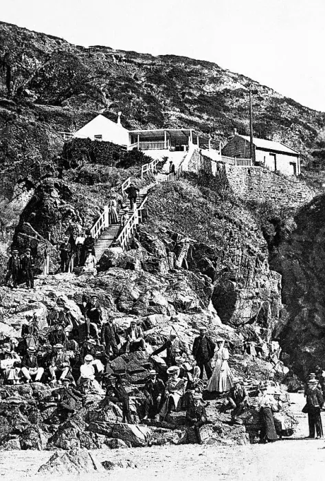 Framed Print : Plemont, The Steps, Jersey Framed Print : Plemont, The Steps, Jersey