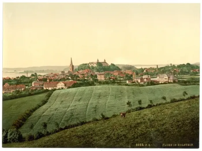 Framed Print : Plen (i. e. Plon) in Holstein, Kiel, Schleswig-Holstein, Ger Framed Print : Plen (i. e. Plon) in Holstein, Kiel, Schleswig-Holstein, Ger