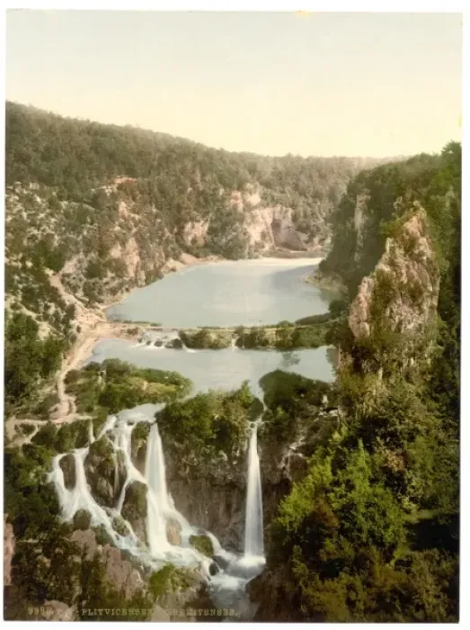 Framed Print : Pletvicerseen (i. e. Plitvice Lake), Ermitensee, Croatia, Au Framed Print : Pletvicerseen (i. e. Plitvice Lake), Ermitensee, Croatia, Au