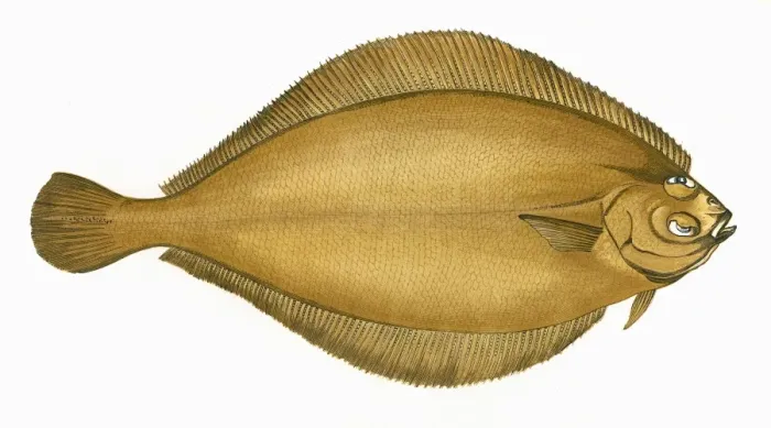 Framed Print : Pleuronectes cynoglossus, or Craigfluke Framed Print : Pleuronectes cynoglossus, or Craigfluke