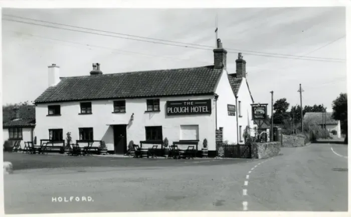 Framed Print : Plough Hotel - Inn, Holford, Somerset Framed Print : Plough Hotel - Inn, Holford, Somerset