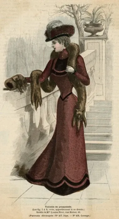 Framed Print : Plum Coloured Dress 1899 Framed Print : Plum Coloured Dress 1899