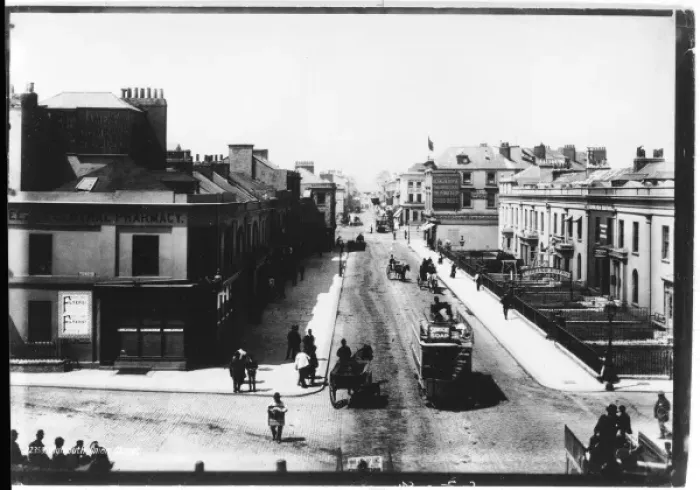 Framed Print : PLYMOUTH - 1890 Framed Print : PLYMOUTH - 1890