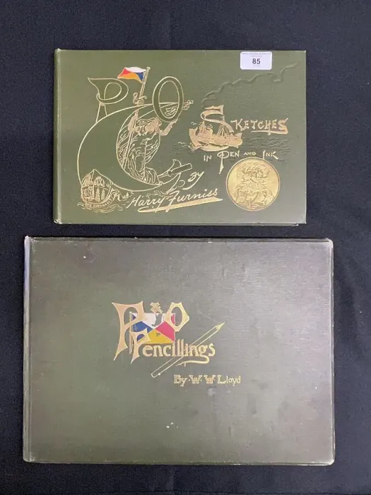 Framed Print : Two P&O books by W W Llloyd and Harry Furniss
