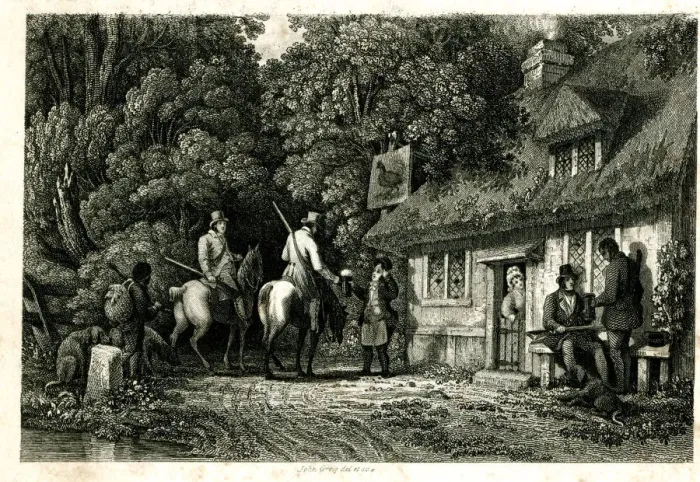 Framed Print : The Poachers Retreat Inn Framed Print : The Poachers Retreat Inn