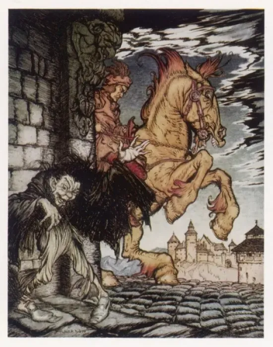 Framed Print : Poe / Tales / Metzengerstein Framed Print : Poe / Tales / Metzengerstein