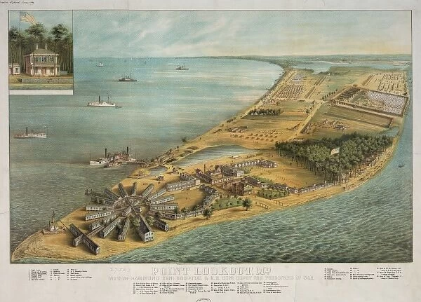 Point Lookout, Md - View of Hammond Genl. Hospital & U. S. Ge