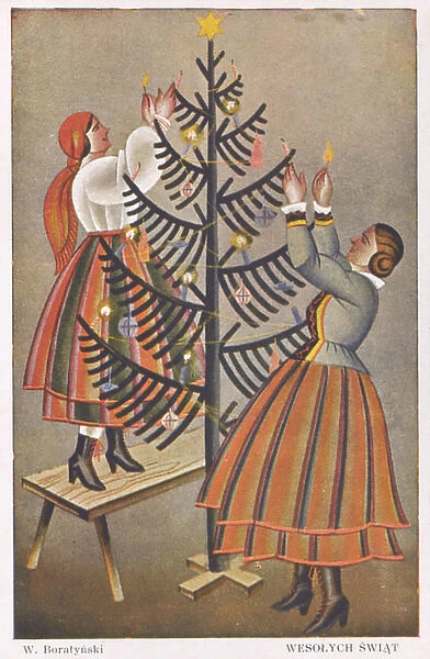 Poland - Decking the Christmas Tree
