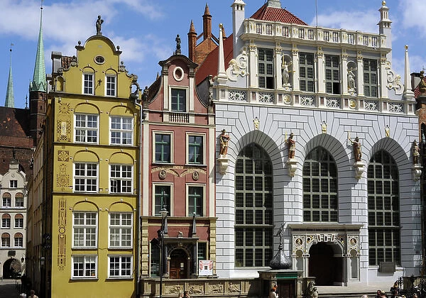 Poland. Gdansk. Artus Court. Branch of History Museum
