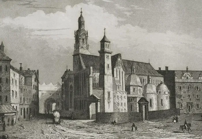 Framed Print : Poland, Krakow. Wawel Cathedral - Lemaitre and Dumouza