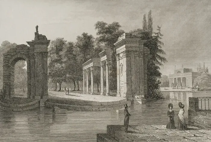Framed Print : Poland, Warsaw. Lazienki Park. The Royal Bath Framed Print : Poland, Warsaw. Lazienki Park. The Royal Bath