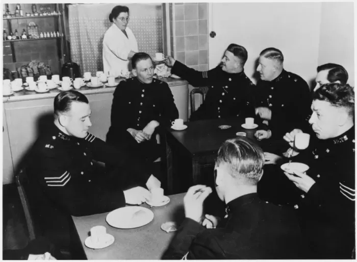 Framed Print : Police Canteen Framed Print : Police Canteen