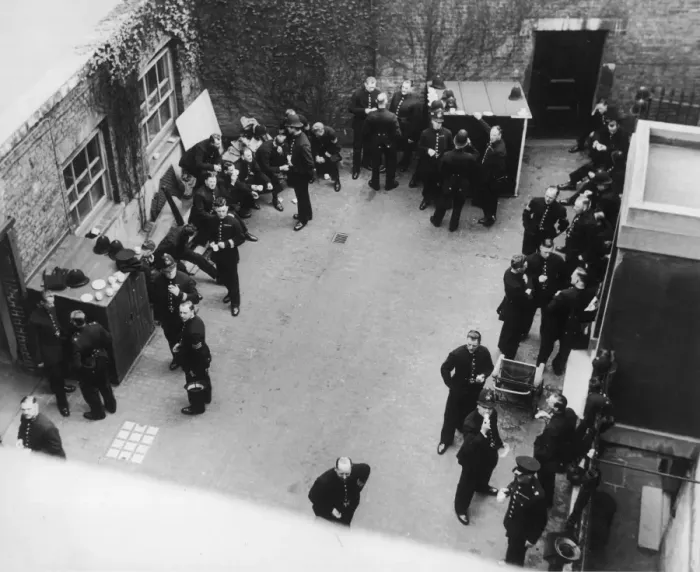 Framed Print : Police Canteen Framed Print : Police Canteen