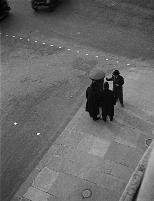 Framed Print : Police on Charlotte Street, London Framed Print : Police on Charlotte Street, London