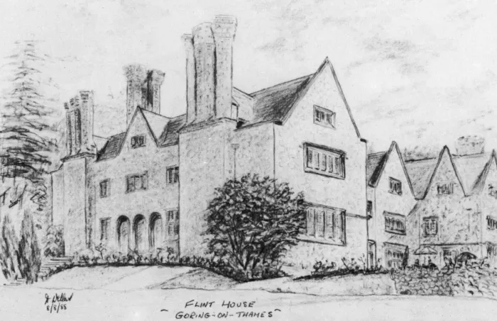 Framed Print : Police Convalescent Home near Goring-on-Thames, Oxon Framed Print : Police Convalescent Home near Goring-on-Thames, Oxon