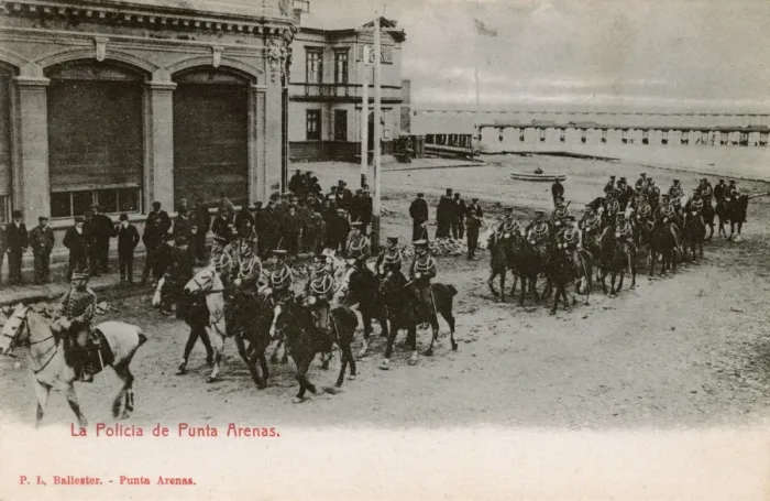 Framed Print : Police force, Punta Arenas, Magallanes, Chile, South America Framed Print : Police force, Punta Arenas, Magallanes, Chile, South America