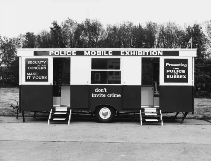 Framed Print : Police Mobile Exhibition Framed Print : Police Mobile Exhibition