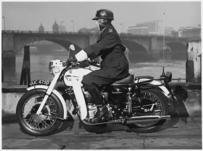 Framed Print : Police Motorcyclist Framed Print : Police Motorcyclist