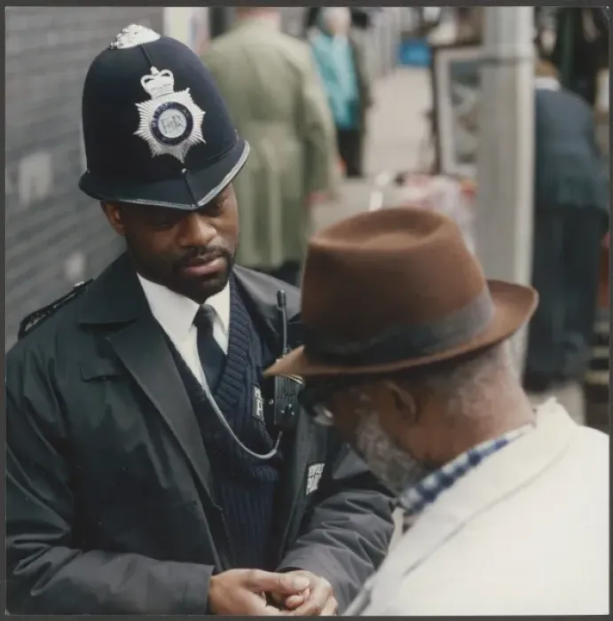 Framed Print : Police Officer on Duty Framed Print : Police Officer on Duty