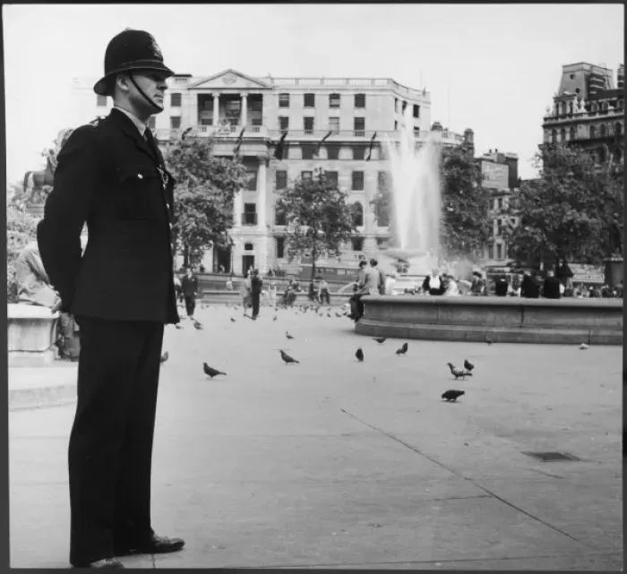 Framed Print : Police Officer in London