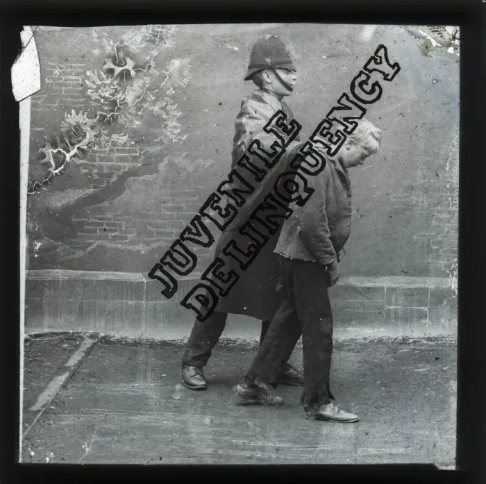Framed Print : Police officer and youth Juvenile Deliquency Framed Print : Police officer and youth Juvenile Deliquency