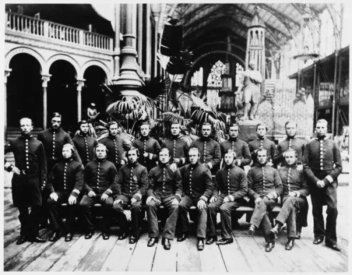 Framed Print : Police Officers in 1862 Framed Print : Police Officers in 1862