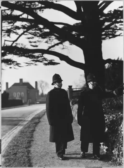 Framed Print : Two Police Officers Framed Print : Two Police Officers