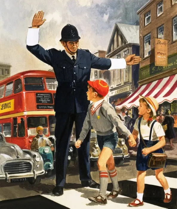 Framed Print : Policeman. People You See. Policeman. From Teddy Bear (12 October 1963) Framed Print : Policeman. People You See. Policeman. From Teddy Bear (12 October 1963)