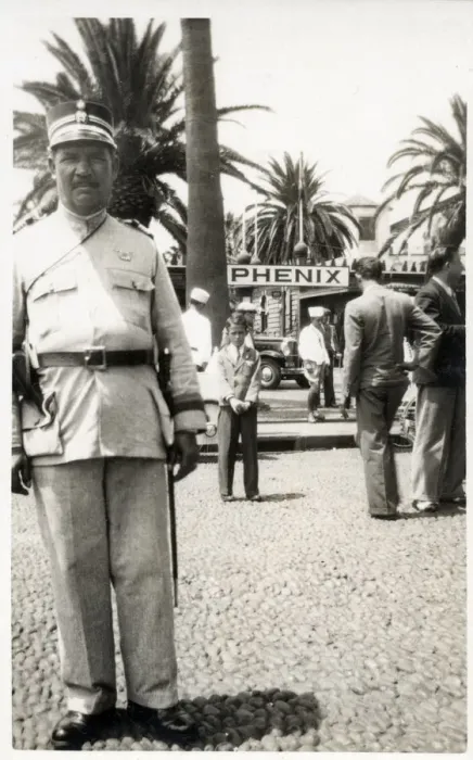 Framed Print : Policeman and Hotel staff Madeira, Portugal Date: circa 1930s Framed Print : Policeman and Hotel staff Madeira, Portugal Date: circa 1930s