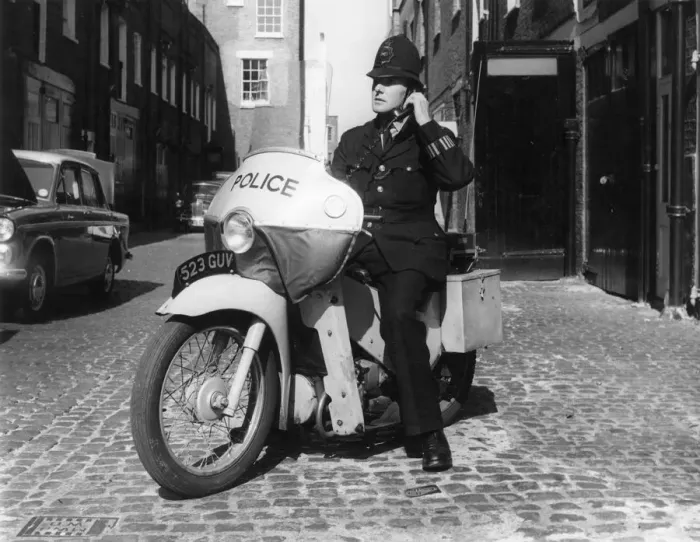 Framed Print : POLICEMAN ON MOTORBIKE Framed Print : POLICEMAN ON MOTORBIKE